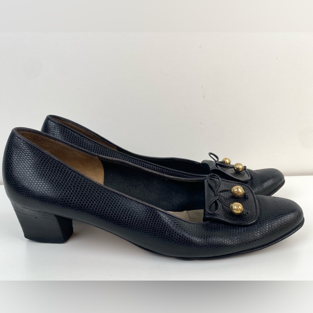 Vintage Salvatore Ferragamo Tassel Heels 8